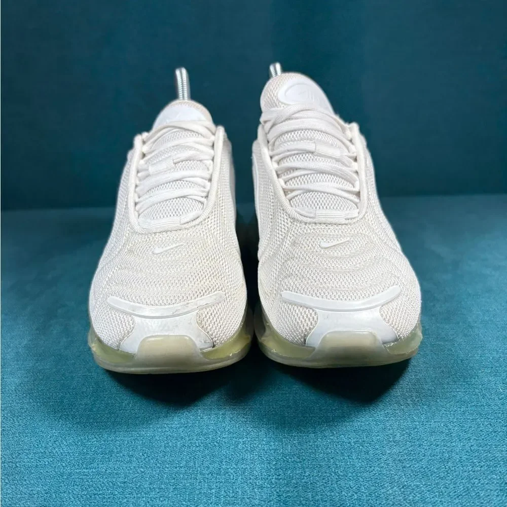 Size 5Y/6.5Women - Nike Air Max 720 white shoes